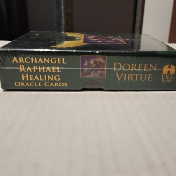 Archangel Raphael Healing Oracle Cards Doreen Virtue 44 Deck Box & Guidebook - Picture 3 of 5